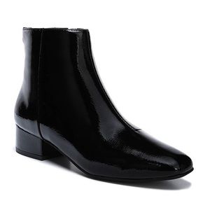 Circus by Sam Edelman Black Patent Ankle Lyndsey Boot Sz 9 M